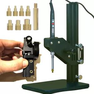 M2-M8 팁이 포함된 히트 세트 인서트 공구 키트 황동 계량 너클 너트 플라스틱용 열 프레스 기계 3D 프린팅