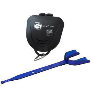 게임 온 마우스가드 - 축구, 농구, 라크로스, 하키를 위한 스트랩 스포츠 ADA만 허용 우수한 보호, 편안한 착용감(브레이스 마우스가드)