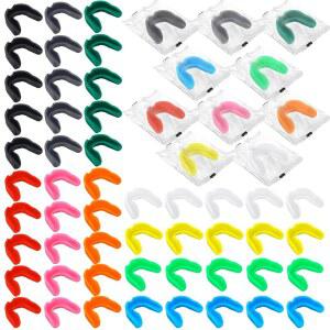 하키 가라테 농구 복싱 럭비를 위한 프렌다 50개 축구 마우스 가드 벌크 유소년 마우스피스 스포츠 운동 마우스가드 껌 치아