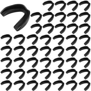 캐스플라이 50개 축구 마우스 가드 벌크 스포츠 피스 보호 실리콘 운동 보조기 액세서리 치아 갑옷 성인 10대 복싱 농구 하키용