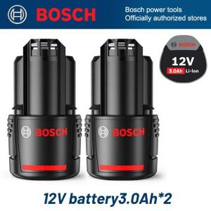 Bosch 12V/10.8V 배터리 3000mAh BAT411 리튬 이온 충전지 충전기