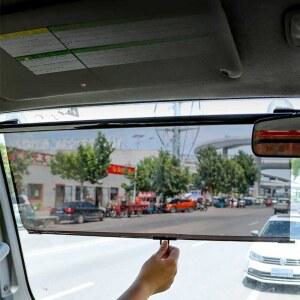 바이디움 버스용 운전석 고화질 햇빛가리개 선바이저 차광막 차박