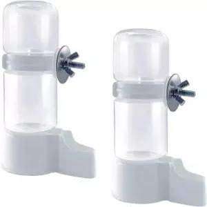 애완동물 새 자동 급수기 새장 매달기 식수 장치 앵무새 버드나무 사랑의 카나리아 음수대.