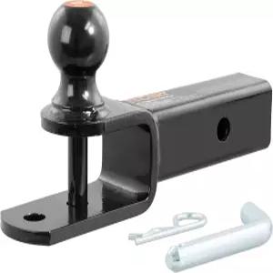 CURT 45009 3-in-1 ATV 트레일러 히치 마운트 2인치 볼 클레비스 핀 5/8인치 홀 리시버 장착 가능