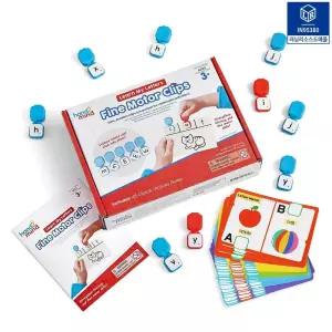 알파벳 소근육 집게 놀이 카드 유아 영어 교구 교재 공부 어린이집