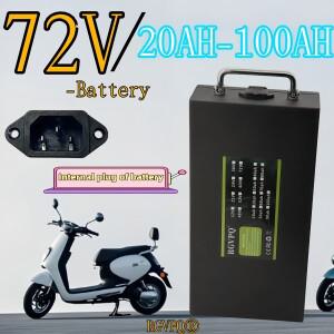 공기 운송용 72V-100AH 18650 리튬 배터리 팩 대용량 A형 3000W 미만 모터