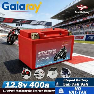 가이아레이 5Ah 7Ah 9Ah 12.8V 리튬인산철(LiFePO4) 바이크 오토바이 배터리 스쿠터 시동 200A-400A 내장 B