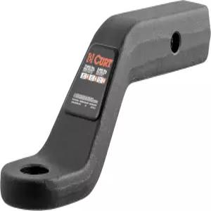 CURT 45341 단조 트레일러 히치 볼 마운트 2인치 리시버 17 000파운드 1-1/4인치 홀 4인치 드롭 3인치