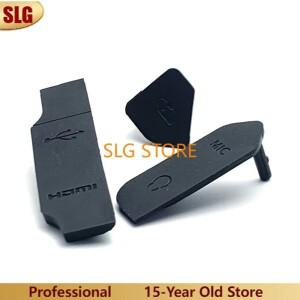 HDMI 호환 마이크 캡 인터페이스 커버 Canon EOS R 디지털 카메라 부품 용 USB 고무 뚜껑 문