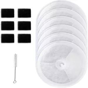 업그레이드된 필터 유닛 3.0 애완 고양이 분수 필터는 교체용 필터(6개)와 폼 펌프 필터(6개)를 포함하여