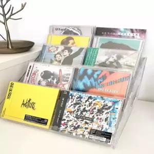 아크릴 CD 진열대 꽂이 정리함 수납함 수납장 인테리어 디스플레이 투명 전시대
