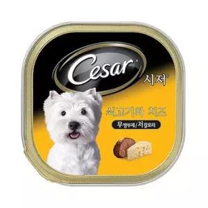 시저캔 쇠고기와 치즈 강아지간식 반려용품 반려동물간식 닭고기간식