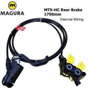 마구라 MT5 HC 유압 디스크 브레이크 4피스톤 내부 배선 리어 1750mm 산악 자전거