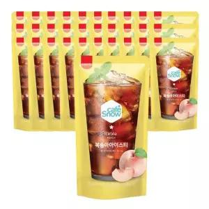 삼립 카페스노우 복숭아 아이스티 230ml x30개 편의점 파우치 음료