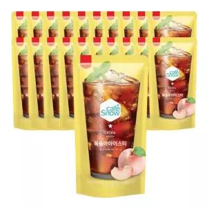 삼립 카페스노우 복숭아 아이스티 230ml x20개 편의점 파우치 음료