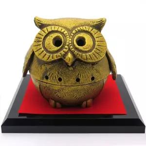 부엉이 인센스홀더 명상 뜸 행운 선물 소품 콘 모기향 개업