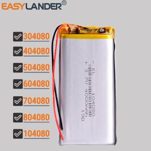 3.7V 4000mAh 104080 colorfly c10 전자책용 리튬 이온 폴리머 배터리