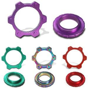 MTB 자전거 센터락 to 6 홀 어댑터 산악 허브 변환 볼트 디스크 브레이크 로터 사이클링 액세서리 부품