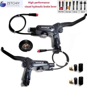 줌고성능 시각적 유압 브레이크 레버 전원 차단 오일 SM2A 2 3Pin 플매트 카펫 러그 전기 자전거 Ebike 스