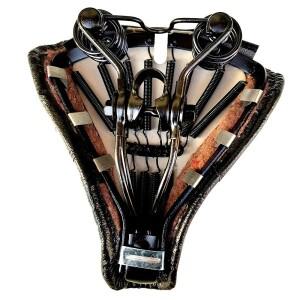 빈티지 인조 가죽 자전거 새들 리벳 스프링 용수철 사이클링 시트 쿠션 로드 바이크 MTB 핫 블랙