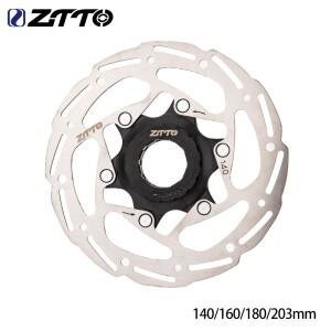 ZTTO 자전거 브레이크 센터 디스크 잠금 로터 203 180 160 140mm 고강도 강철 1.8mm MTB 도로 용  패드