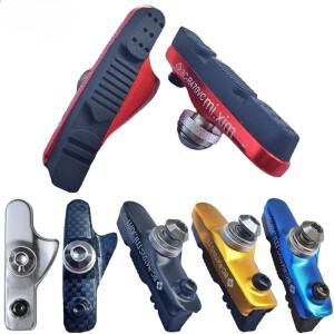 림C 브레이크 용  도로 자전거 패드 CNC 제동 홀더 신발 고무 블록 내구성 사이클링 액세서리