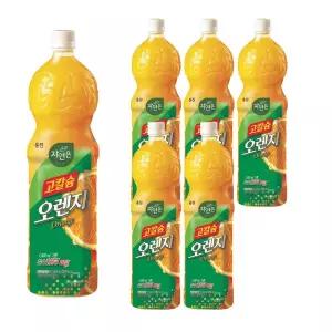 웅진 자연은 고칼슘오렌지 1.5L 6개