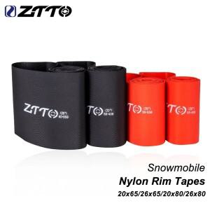 ZTTO MTB 스노우 자전거 림 테이프 Thicken 3.0 나일론 스트립 20 26 인치 내부 튜브 패드 65mm 80mm 너비