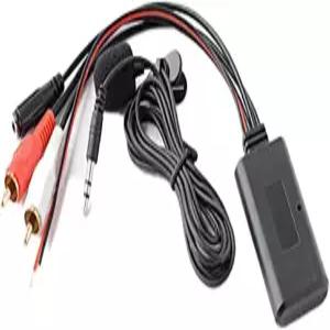 12V Aux Bluetooth 5.0 어댑터 모듈 음악 수신기 자동차 키트(자동차 라디오 스테레오 스피커용 RCA 입력
