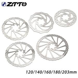 ZTTO 자전거 브레이크 로터 203mm/180mm/160mm/140mm/120mm 6 인치 스테인레스 스틸 유압 MTB 도로 디스크
