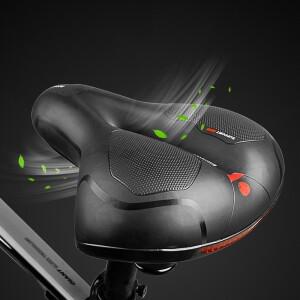 넓은  두꺼운 자전거 좌석 사이클링 큰 부랑자 안장 반사 충격 흡수   방수 패드