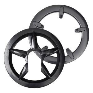 자전거 크랭크셋 체인 휠 커버 가드 교체 보호대 내마모성 스프로킷 보호 5 홀 40-42 톱니