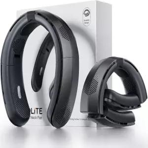 TORAS COOLiFY 라이트 넥 선풍기 업계 최강의 파워 14H 배터리 장착 휴대용 360° 쿨링 야외용 경량 및