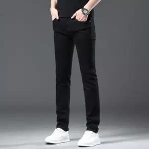 남친 검정 봄가을 스키니 청바지 일자핏 데일리룩 진 신축성 데님팬츠 긴바지 인기3