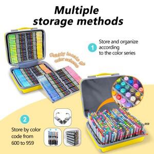 GN 360색 아크릴 마커 브러쉬 펜 페인트 아트 (돌 세라믹 유리 나무 타이어 천 금속 캔버스용)