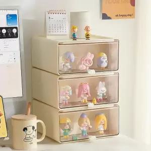 피규어 장식장 진열장 수납장 쇼케이스 전시장 데스크탑 그림 보관 상자 투명 서랍 마무리 화장품 잡화 플