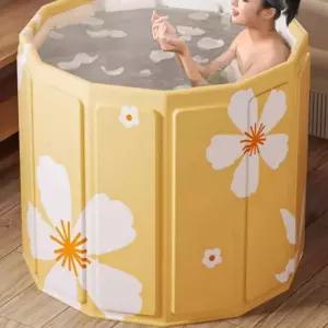 욕조 이동식 가정용 간이 반신욕기 사우나 예쁜 디자인 1인 접이식