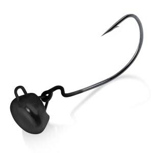 닥터피쉬 10팩 네드 리그 지그 헤드, 크레이피 낚시 EWG 와이드 갭 훅 민물 수영 미끼 배스 낚시 루어용 잡초 없는 스윙 지그 헤드