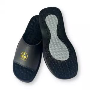 신발 제전기능 슬리퍼 정전기방지 여성용 발편한 연구소 사무실 고급 방진화 공장용