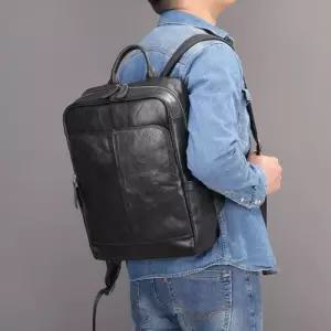 빈티지 남사친 백팩 노트북 보조가방 직장인 가죽 여행 비지니스 스퀘어 멀티백 DUCHI5