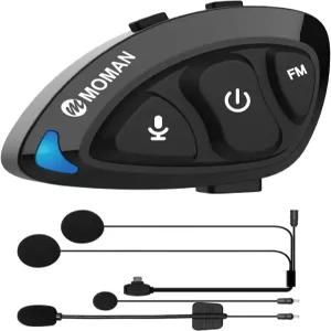 모만 모터사이클 헬멧 헤드셋 스피커 RS-S 헤드폰 하이파이/소음 제거/자동 응답/FM 라디오/AI 음성/IPX6