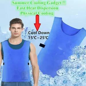 모터사이클 바이크 라이더 가죽 조끼 배스트 바이커 라이딩  여름 냉각 언더 셔츠 냉동 필요 없음 가볍고