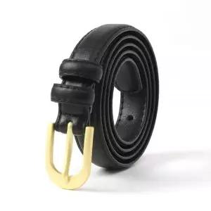 아임레더 278TLL27 여성 소가죽 벨트 S-3 원피스 얇은벨트