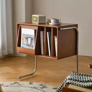 원목 레코드 장식장 오디오랙 레코드판 선반 턴테이블 장 수납 cd수납