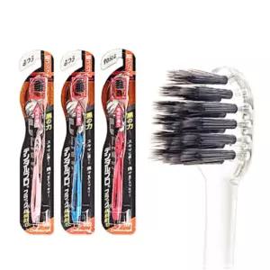 수퍼컴팩트 프리미엄 울트라슬림 일본 여성 부드러운모 블랙 칫솔 NW949B1C