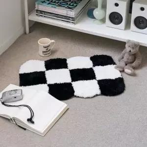 주방 주방발매트 소프트발매트 체크 포인트러그 방바닥 러그매트 러그 HWBC992826