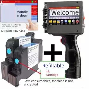 바코드 라벨기 휴대용 제조일자 마킹 날짜 잉크젯 인쇄기