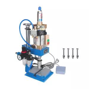 RATTMMOTOR STL-63 110V 공압 펀치 프레스 기계 소형 데스크탑 펀칭 핸드 0.5-0.8Mpa 작동 압력 200KG