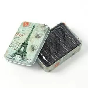 실핀 여성머리핀 데일리 큐빅머리핀 200p 간편 헤어집게핀 헤어머리핀