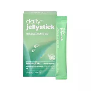 (정품) 데일리 젤리스틱 알로에 이뮨 먹는 알로에베라겔 면역다당체 200mg 14포, 4개